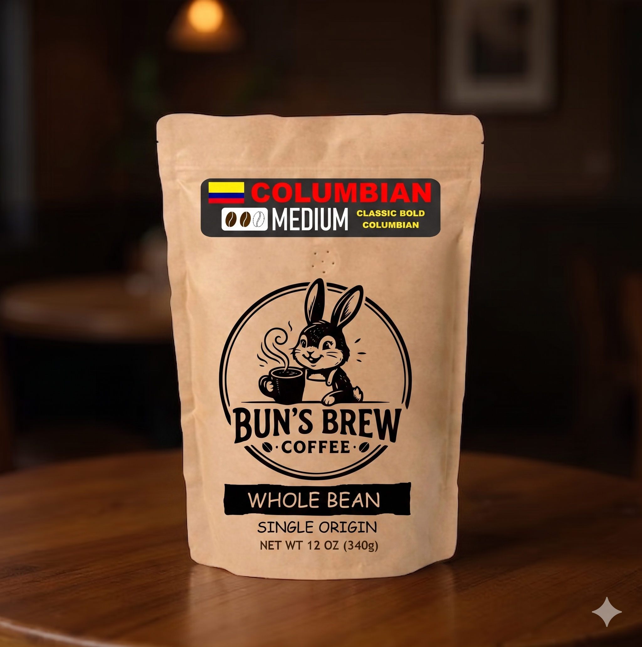 Buns Brew Columbian Medium Roast