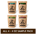 Buns Brew Sample Pack - All 4 (4 oz) Columbian Brazilian Jamacian Hawaiian (Copy)